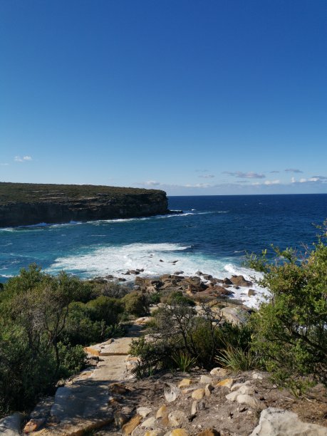 美丽的煤炭小径，沿海岸的国家公园图片下载