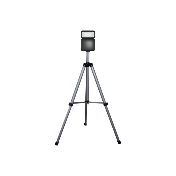 三脚架上的圆形闪光图片下载