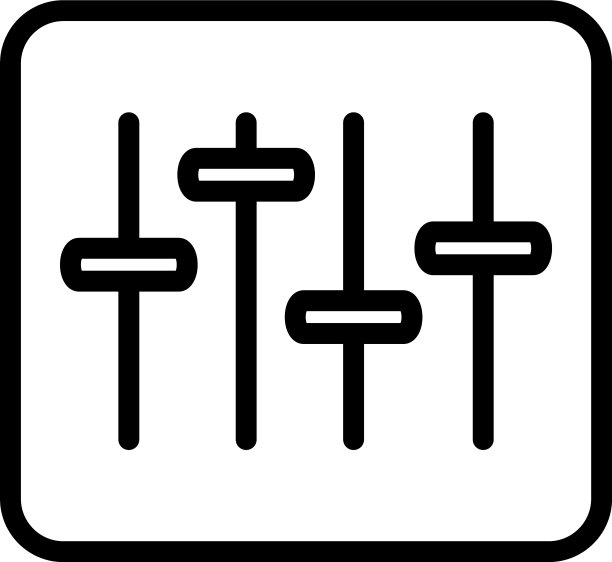 音频均衡器线性图标图片下载
