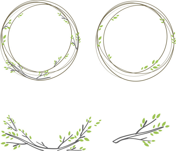 春天的花环图片下载