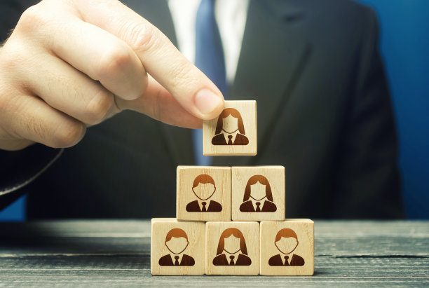 领导组织新的业务团队。优化聘任专家到合适岗位，创建有效的业务模式。释放人力资本潜力。领导力、团队合作图片下载