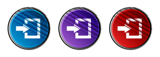 登录图标自然天光圆形按钮设置条纹线说明图片下载