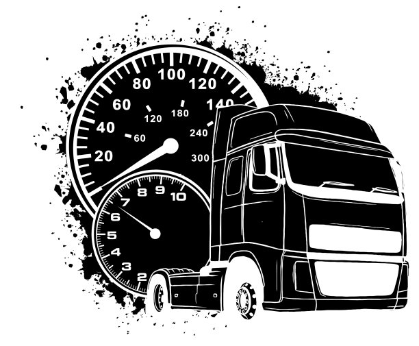 卡通半卡车设计艺术图片下载