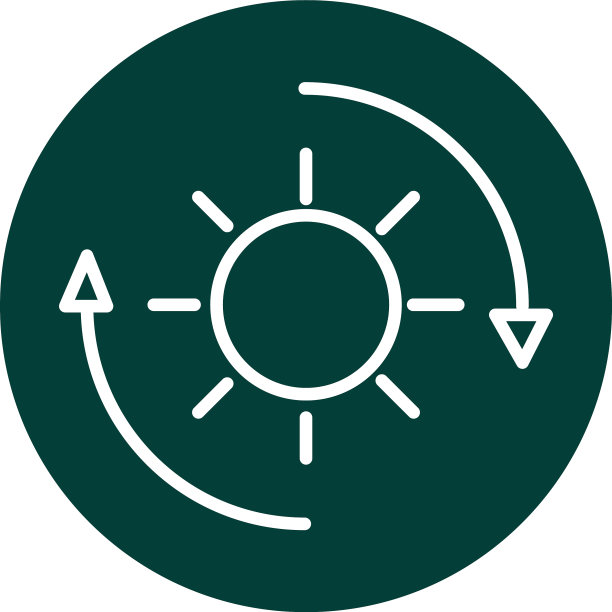 太阳循环生态替代可持续能源图片下载