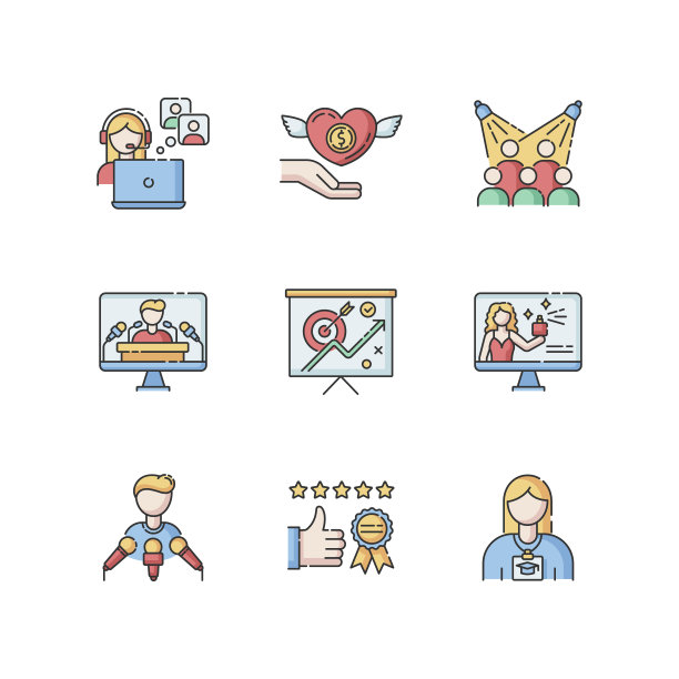 推广RGB颜色图标集图片下载