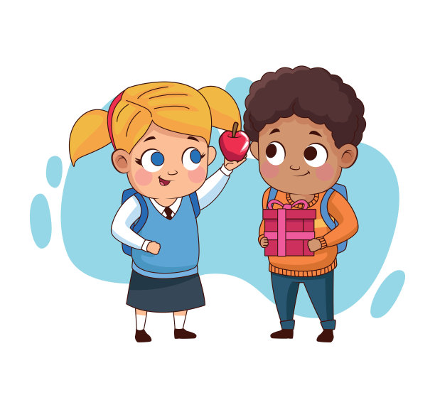 两个小孩图片下载