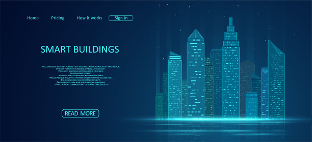 智能建筑概念设计图片下载