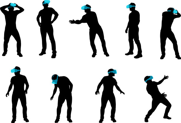 Vr人剪影套装图片下载