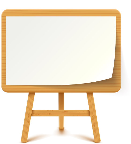 带纸的木制挂图图片下载