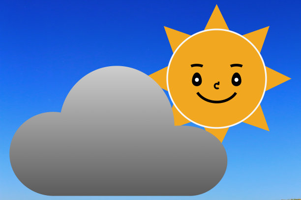 多云的那么阳光明媚图片下载