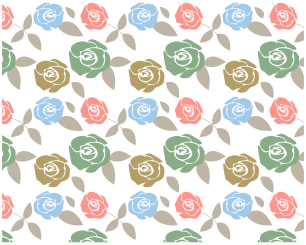 插图的花卉图案背景。上涨的背景。图片下载