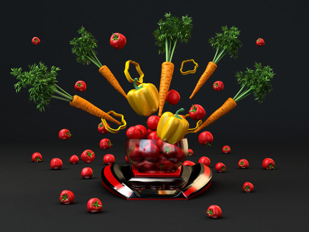 厨房秤。3d渲染，3d渲染。图片下载