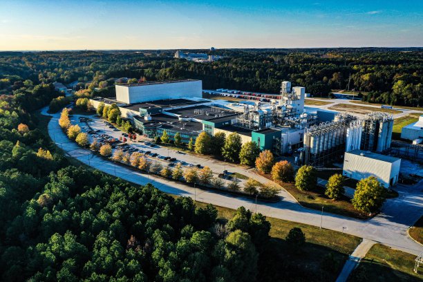 乔治亚州的工业生产工厂图片下载