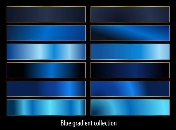 金属黄金梯度集合图片下载