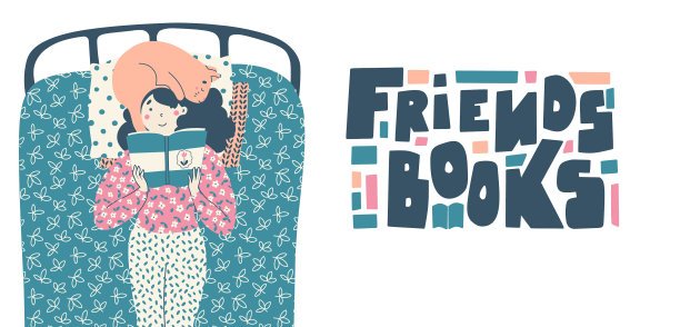 带着猫的女孩躺着看文学作品图片下载