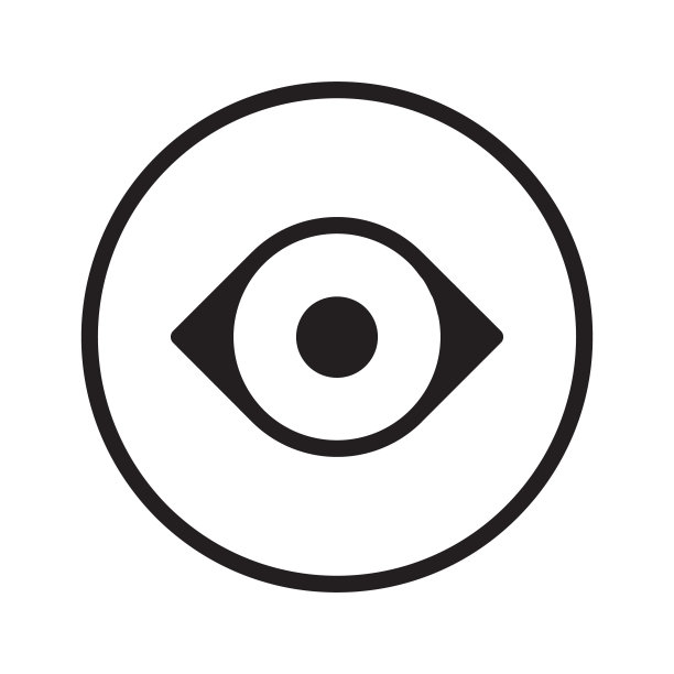 眼睛矢量图标。视觉和外观符号。查看或观看标志。眼镜商的标志。孤立在白色背景上。图片下载