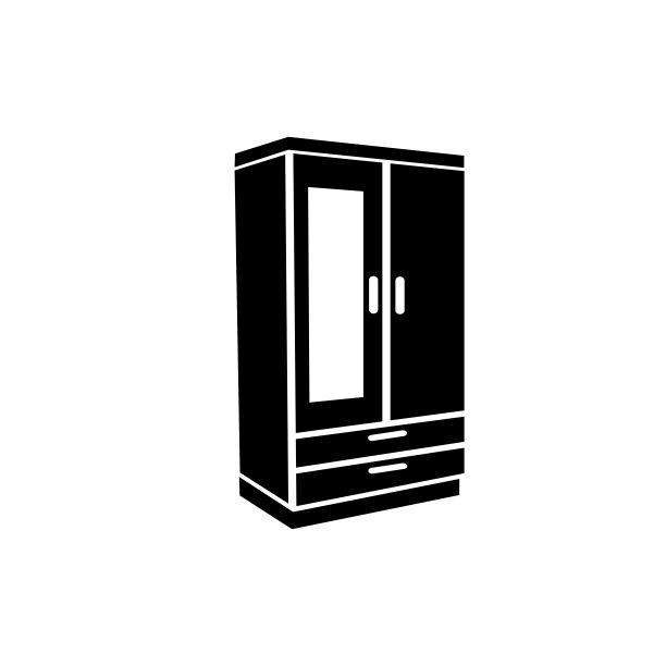 时尚和现代设计中的衣橱图标图片下载