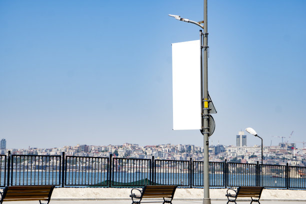 伊斯坦布尔街头的空白模型图片下载