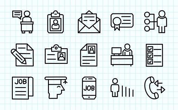 人力资源涂鸦图片下载