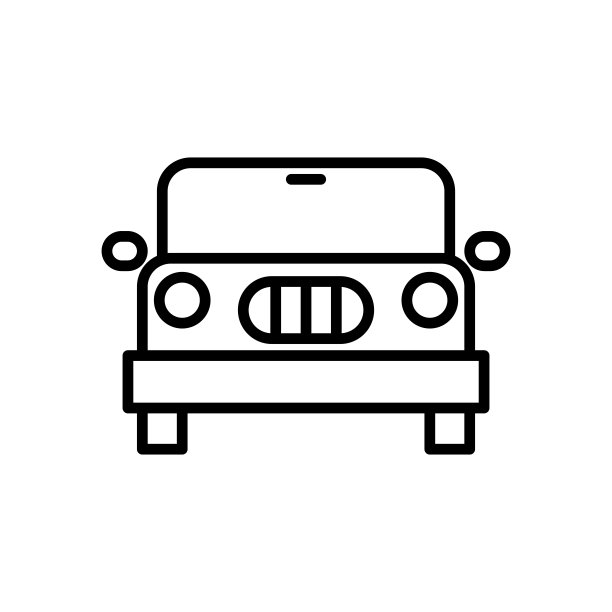 插图向量图形的汽车图标模板图片下载