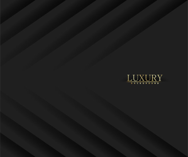 优质的背景。抽象的豪华模式。金色闪光条纹背景。抽象的金色线条纹理。黑色模式矢量插图。图片下载