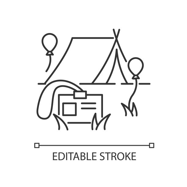 特殊事件像素完美线性图标图片下载