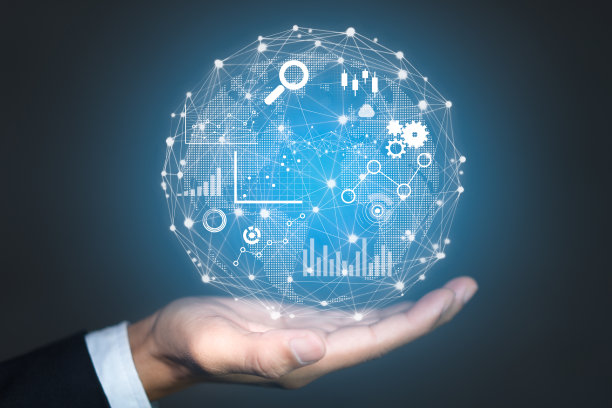 大数据分析和商业智能概念。图片下载