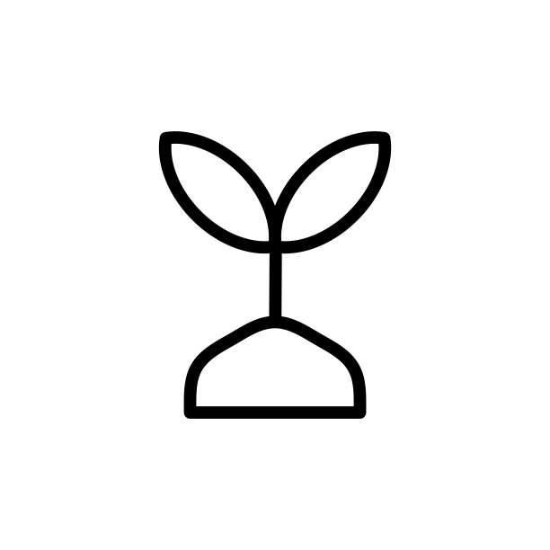 插图向量图形的萌芽图标模板图片下载