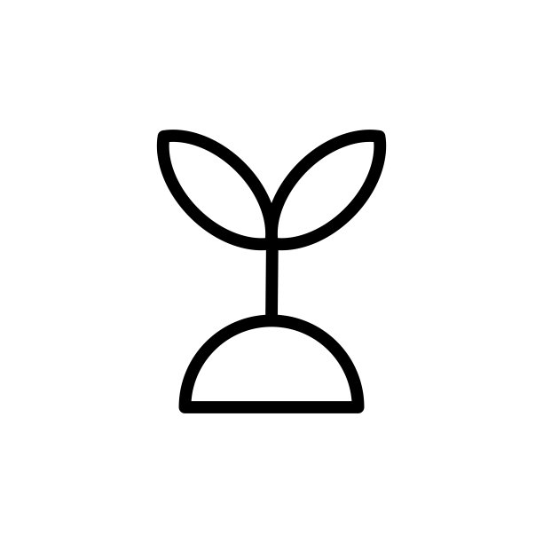 插图向量图形的萌芽图标模板图片下载