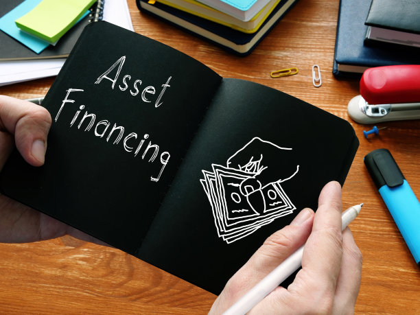 资产融资是显示在概念业务照片图片下载