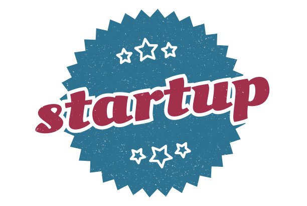 Startup sign Startup round vintage复古标签图片下载