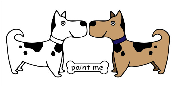 油漆我的狗图片下载