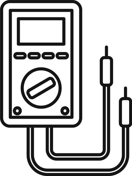 万用表仪表图标轮廓样式图片下载
