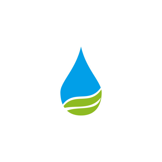 水滴图标logo设计模板图片下载