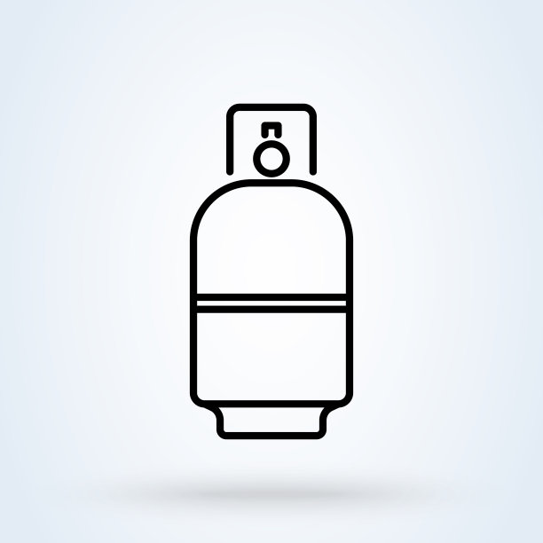 气瓶。vector简单的现代图标设计插图。图片下载