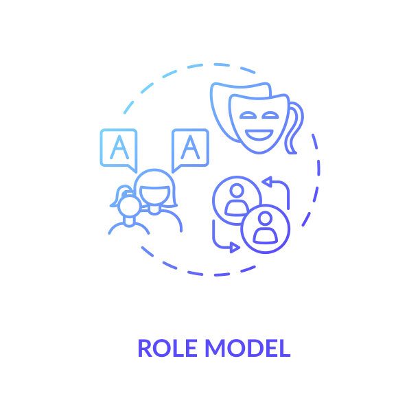 角色模范概念图标图片下载