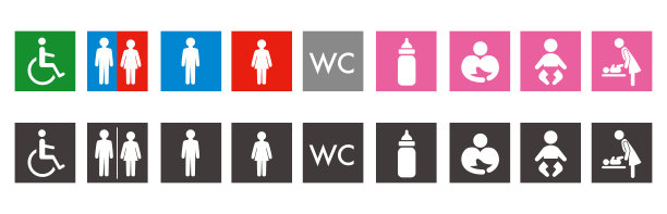 厕所厕所的图标厕所向量图片下载