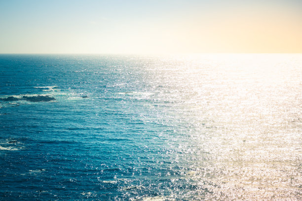 日落时的太平洋图片下载