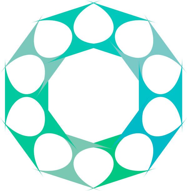 彩色圆形和径向抽象曼荼罗图片下载