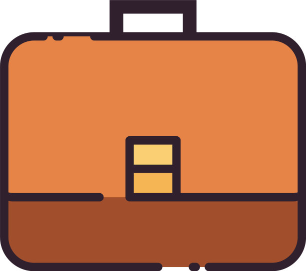 孤立的旅行袋填充风格图标图片下载