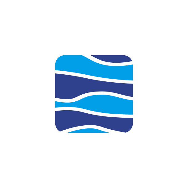 波浪图标标志设计模板图片下载