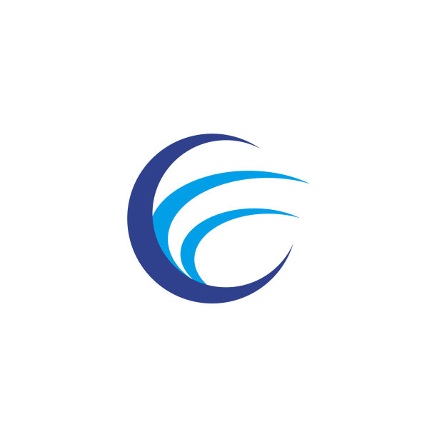 波浪图标标志设计模板图片下载