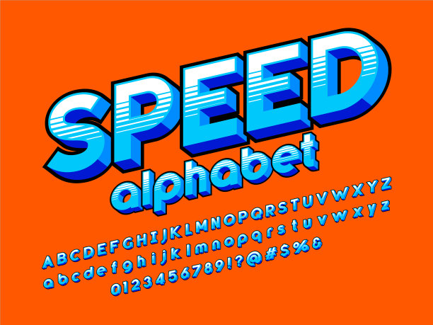 复古字体。图片下载