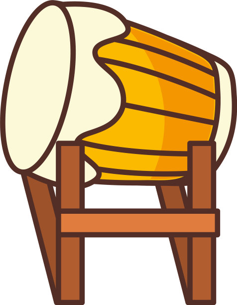 孤立鼓填充式图标设计图片下载