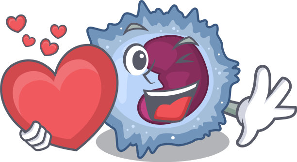 滑稽的脸单核细胞卡通人物图片下载