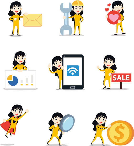 设定角色女人在标志性的李小龙ver图片下载