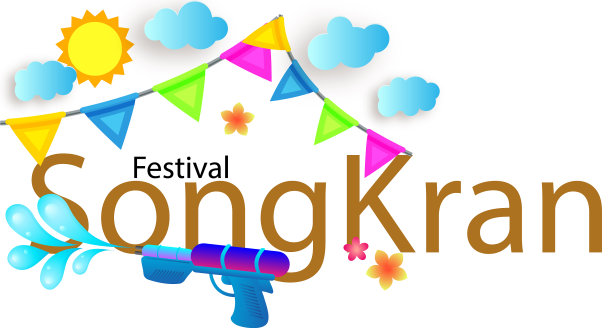 快乐泰国宋干节元素图片下载