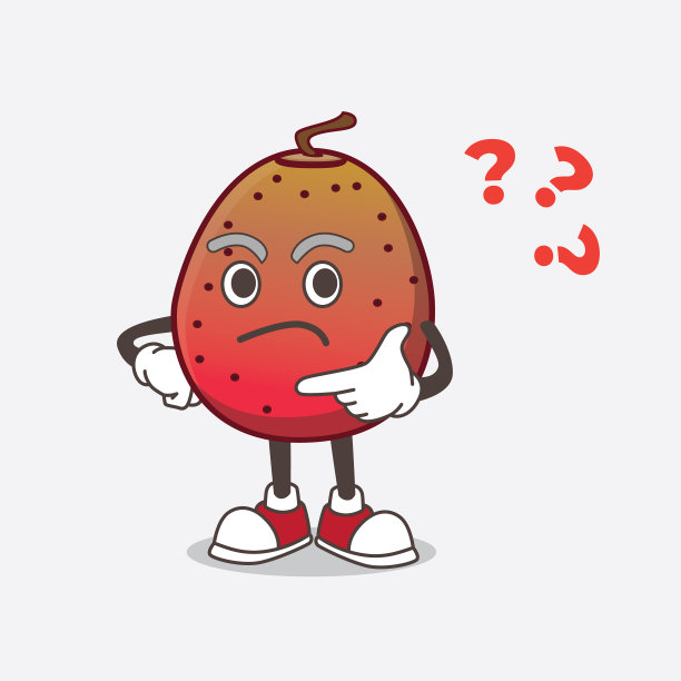 印度FIG卡通人物吉祥物在困惑图片下载