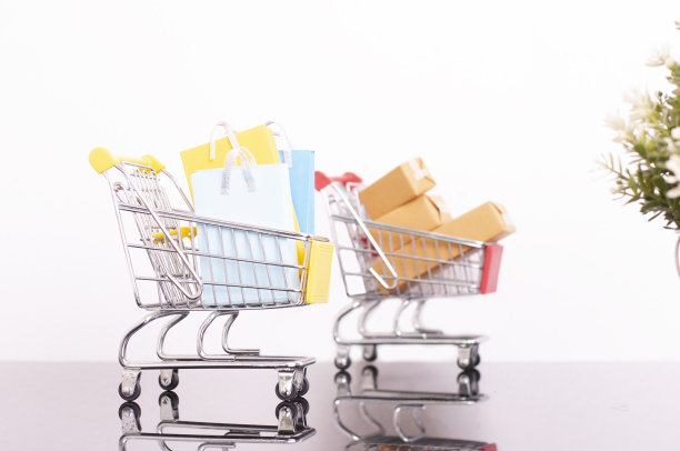 网上购物。网上购物和配送。图片下载