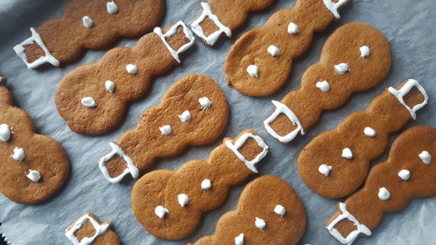 雪人姜饼曲奇图片下载